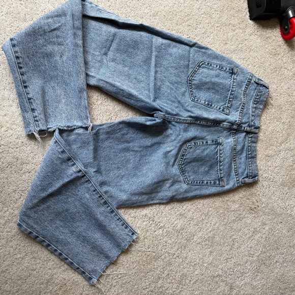 Pacsun size 25 like new high rise straight Classic Blue Denim Jeans - Picture 2 of 4